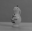 Miniature coffeepot with cover (part of a dollhouse set), Glass, German