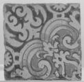 Floor tile, Tin-glazed earthenware, Flemish, Antwerp or Dutch