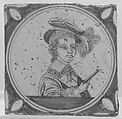 Prince Frederik Hendrik of Orange (1584–1647) as a child, Tin-glazed earthenware, Dutch