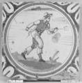 Tile, Tin-glazed earthenware, Dutch or Flemish