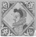 Tile, Tin-glazed earthenware, Dutch or Flemish