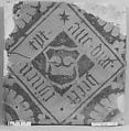 Floor tile, Glazed earthenware, Dutch