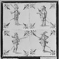 Tile, Tin-glazed earthenware, Dutch