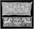 End of a cover, Embroidered net, Spanish