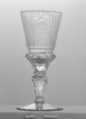 Standing cup, Friedrich Winter, Glass, German, Silesia (Petersdorf)