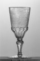 Standing cup, Glass, German, Silesia