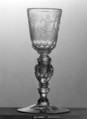 Standing cup, Glass, Bohemian or Central German