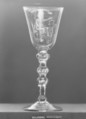 Wineglass, William Fortuyn, Glass, Dutch