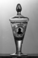 Standing cup with cover, Glass, German, Potsdam