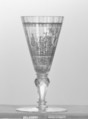 Wineglass, Zwischengold glass, Bohemian