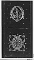 Chair back and seat cover, Silk, French