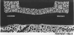 Collar, Needle lace, gros point lace, Italian