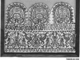 Portion of a dress border, Cotton, Greek