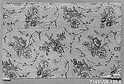 Floral print, Oberkampf Manufactory French, Cotton, French, Jouy-en-Josas