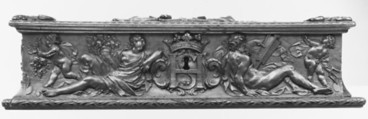 Box, Walnut, ebony, French