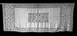 Altar cloth, Drawnwork, bobbin lace, linen, Greek