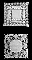 Handkerchief, Bobbin lace, Valenciennes lace, Duchesse lace, French