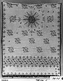 Altar cloth, Silk and metal thread on linen, Italian