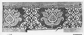 Fragment, Linen and wool, German