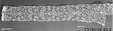 Lappet, Bobbin lace, point d'Angleterre, Flemish, Brussels