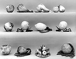 Apple, Tin-glazed earthenware, Dutch, Delft