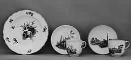 Saucer, Meissen Manufactory (German, 1710–present), Hard-paste porcelain, German, Meissen