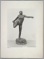 Dancer Holding Her Right Foot in Her Right Hand, Edgar Degas  French, Bronze, French