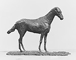 Study of a Mustang, Edgar Degas  French, Bronze, French