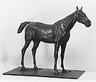 Horse Standing, Edgar Degas  French, Bronze, French