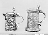 Tankard, Christian Friedrich, Pewter, German, Freystadt