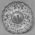 Dish, Possibly by Willem Jansz. Verstraeten (Dutch), Tin-glazed earthenware, Dutch, possibly Haarlem
