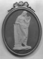 Cameo medallion, Wedgwood and Bentley  British, Jasperware; gilt-bronze frame, British, Etruria, Staffordshire