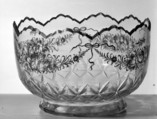 Bowl (one of a pair), Glass, Continental European