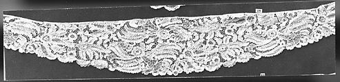 Bertha, Needle lace, point d'Argentan, French