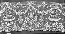 Flounce, Needle lace, French