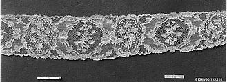 Cravat, Needle lace, point d'Argentan, French