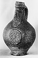 Bellarmine jug, Salt-glazed stoneware, probably German, Frechen