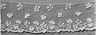 Edging, Needle lace, point d'Argentan, French