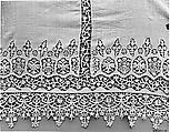 Alb, Needle lace, punto in aria, linen, Italian