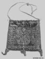 Bag, Silk and metal thread on canvas, Italian