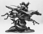 Roger and Angelica Mounted on a Hippogriff, Antoine-Louis Barye  French, Bronze, French
