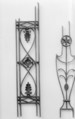 Baluster, Wrought iron, brass, British