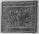 The Presentation in the Temple, Silk and metal-wrapped thread on linen, Italian
