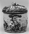Sugar bowl with cover (part of a service), Doccia Porcelain Manufactory  Italian, Hard-paste porcelain, Italian, Florence