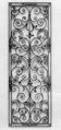 Panel, Wrought iron, British