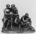 Lot and his Daughters, Leonhard Kern  German, Spindlewood, German