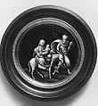 The Flight into Egypt, Pierre Reymond French, Painted enamel on copper, partly gilt, French, Limoges