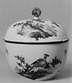 Sugar bowl with cover (part of a service), Frankenthal Porcelain Manufactory German, Hard-paste porcelain, German, Frankenthal