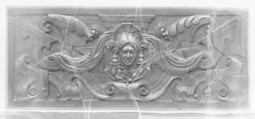 Panel, Carved walnut, French
