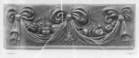 Panel, Carved walnut, French
